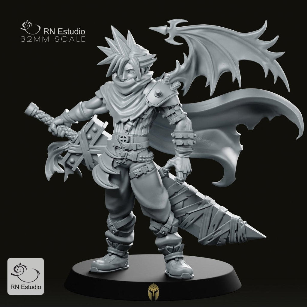 Fantasy Claude with Wings JRPG Miniature