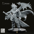 Fantasy Claude with Wings JRPG Miniature
