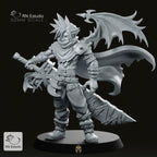 Fantasy Claude with Wings JRPG Miniature