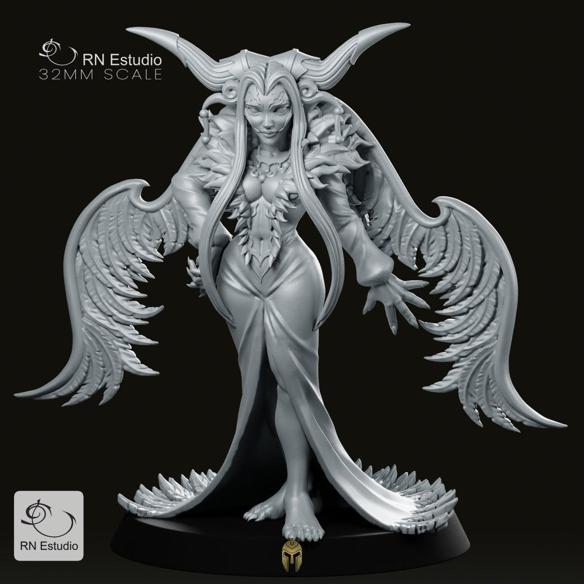 Fantasy Lynaithna Witch JRPG Miniature