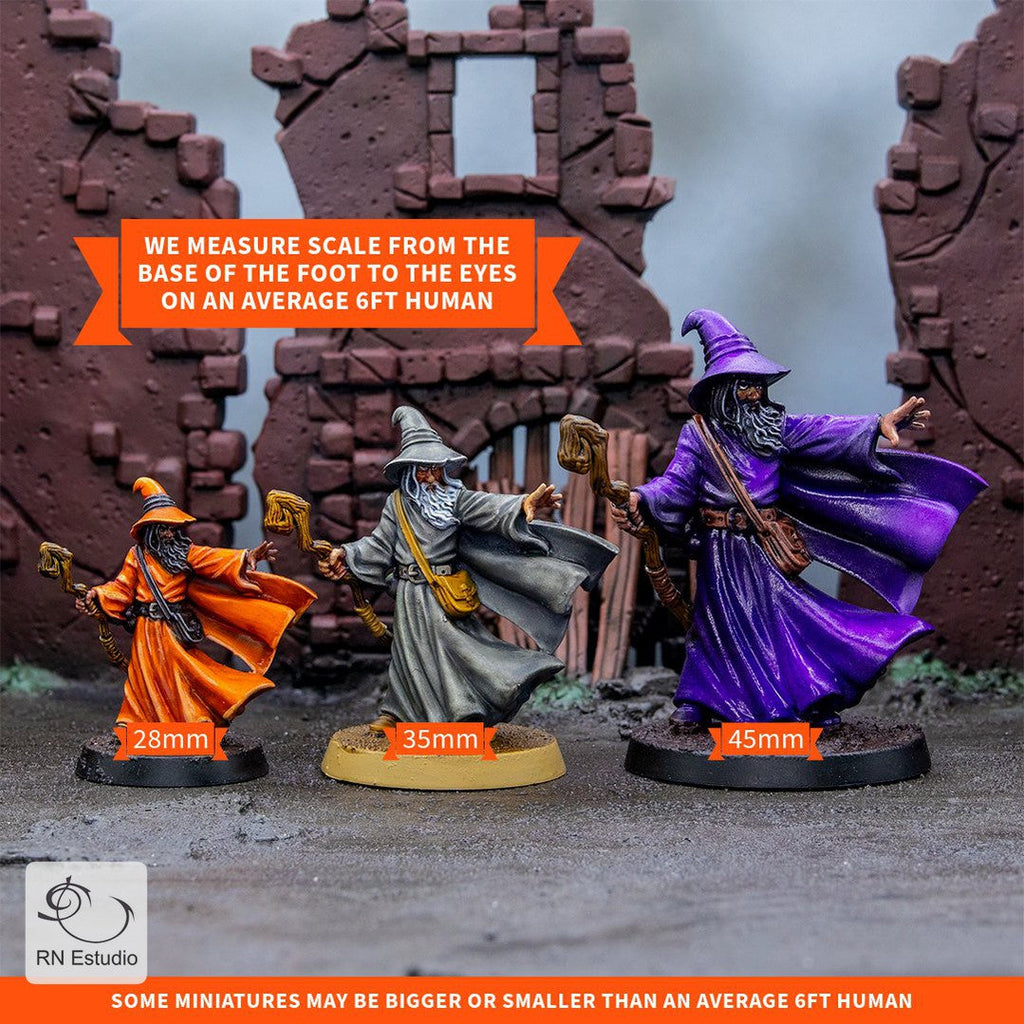 Fantasy Lynaithna Witch JRPG Miniature