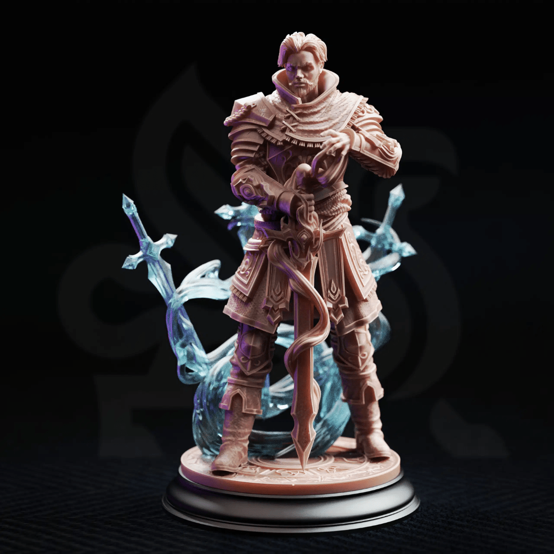 Felix Droste Graduate Battlemage - 3D Printed Fighter Miniature