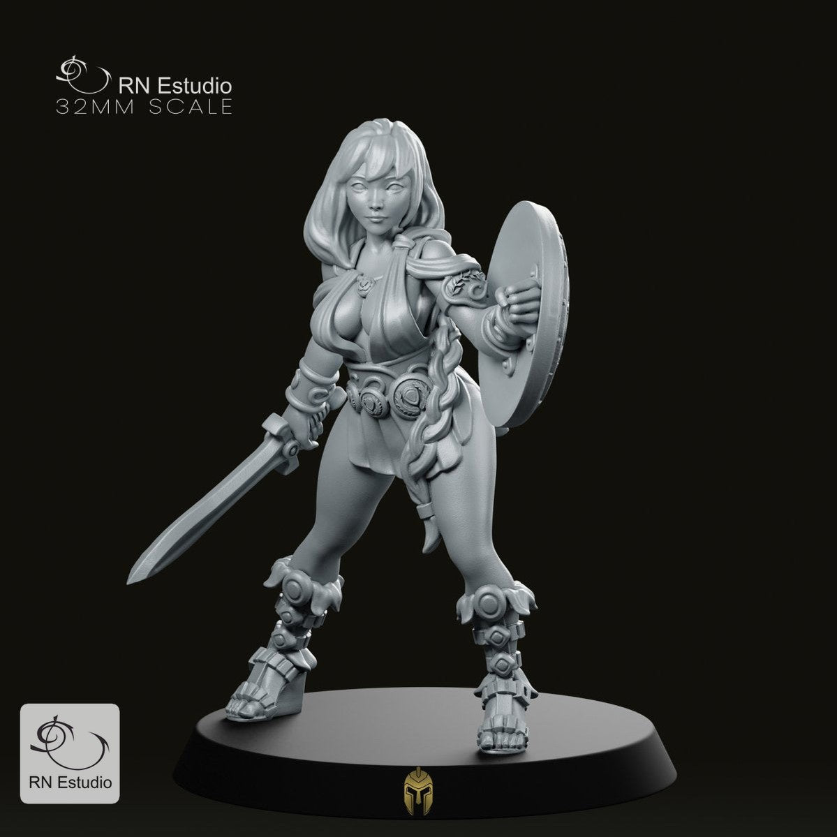 Female Hero Artemisa Warrior Miniature