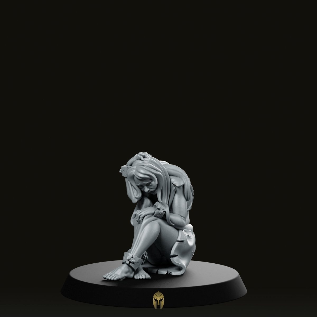 Female Prisoner Fantasy Miniature