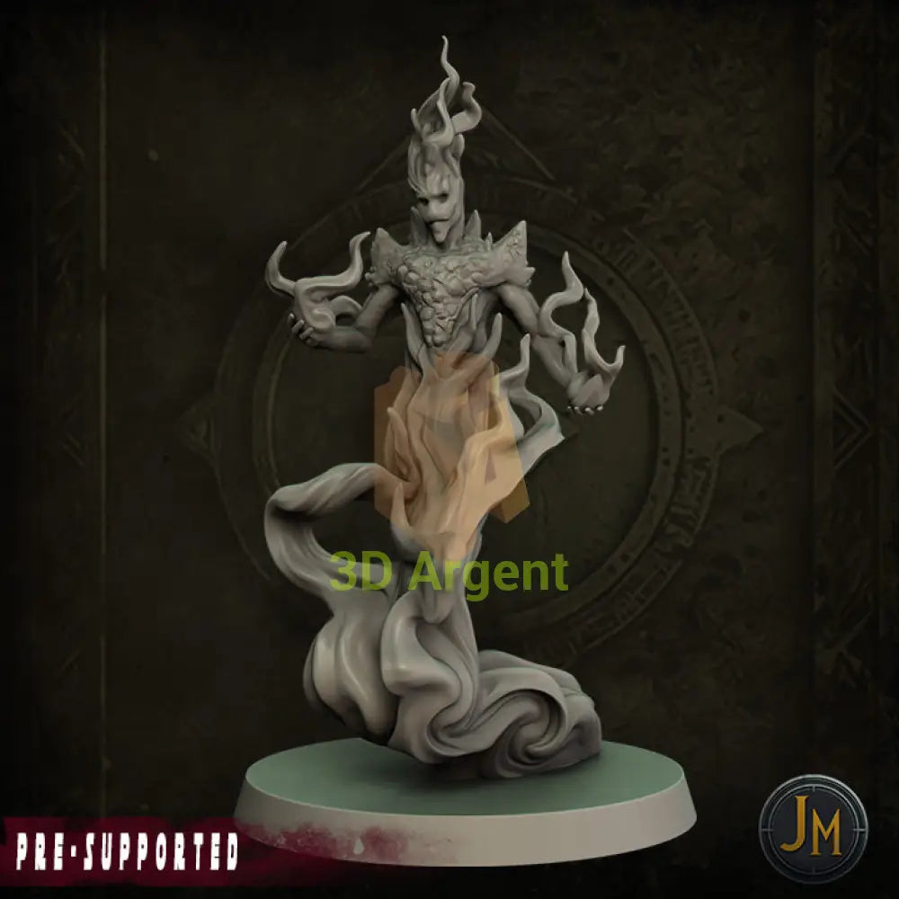 Fire Elemental - Dungeons and Dragons (D&D), DragonLance, Frostgrave, Fantasy 3D Printed Resin Miniatures