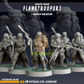 FlameTroopers Squad Star Wars Legion compatible 3D Printed Resin Miniatures