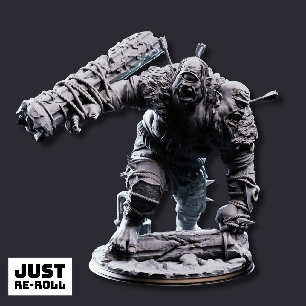 Flim & Krim Ettin Brute - 3D Printed Monster Miniature