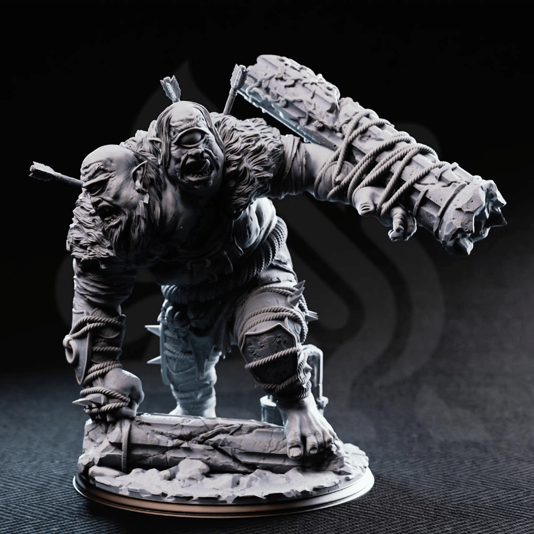 Flim & Krim Ettin Brute - 3D Printed Monster Miniature