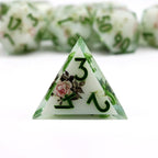 Floral Notes | Art Core Dice| 7 Piece Set
