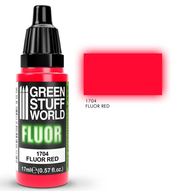 Green Stuff World Fluor Paint RED