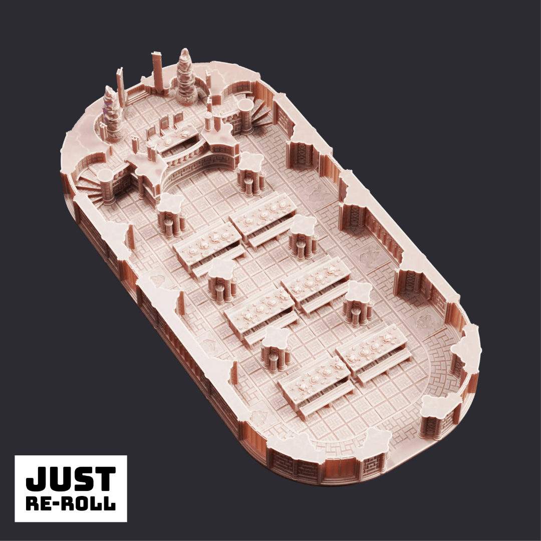 Founders’ Dining Hall Arcane University Hall - 3D Printed Terrain