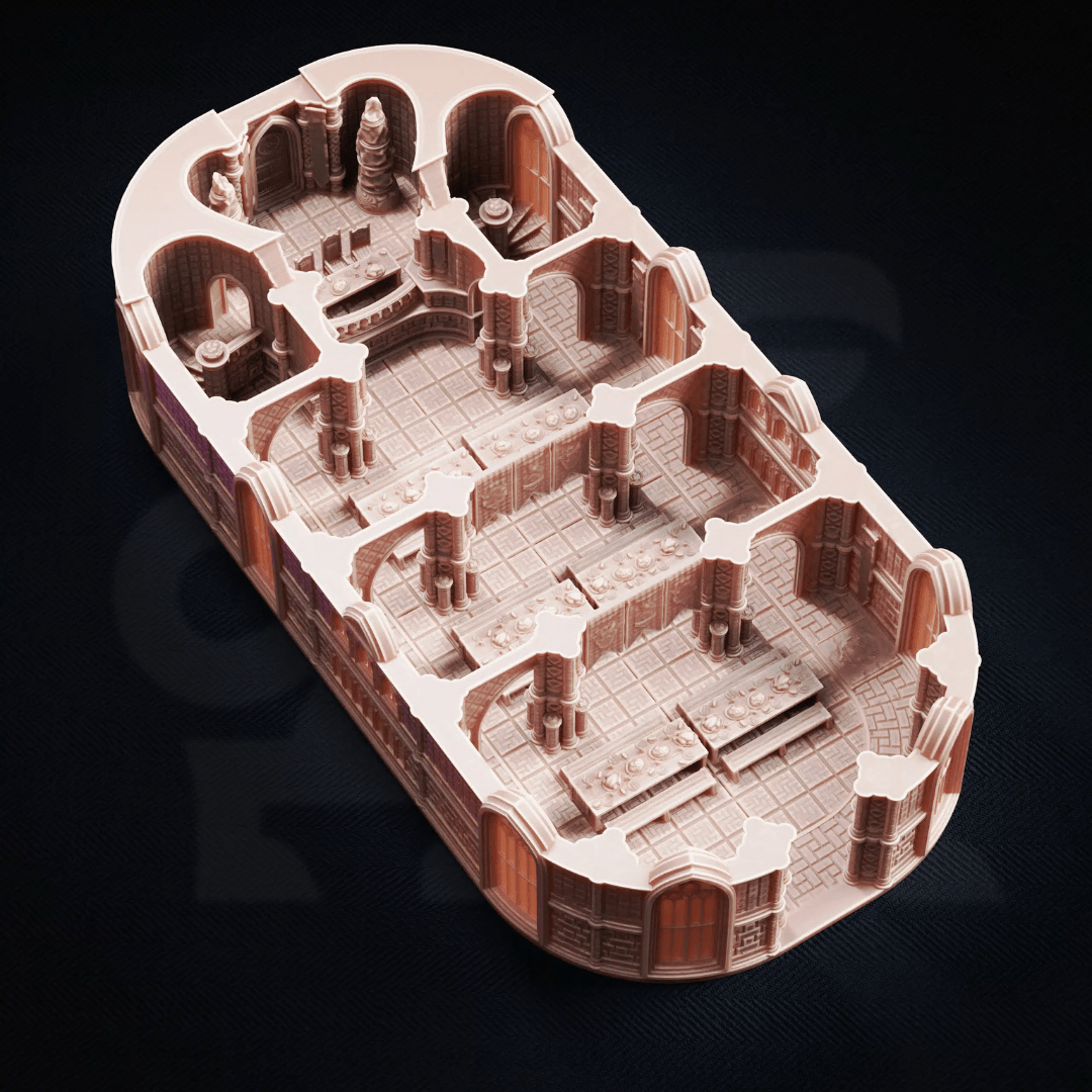 Founders’ Dining Hall Arcane University Hall - 3D Printed Terrain