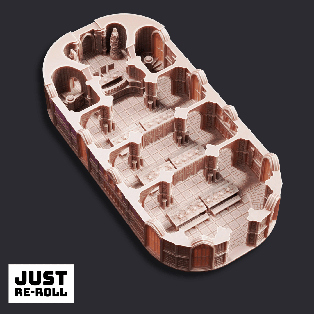 Founders’ Dining Hall Arcane University Hall - 3D Printed Terrain