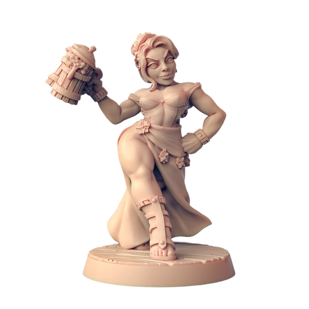 Fraia Dwarven Beauty | Dwarven Oathbreakers | Fantasy D&D Miniature | Artisan Guild