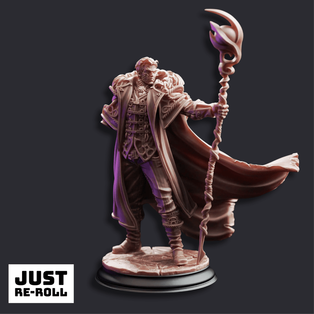 Frederik Vahlen Professor of Progress - 3D Printed Sorcerer Miniature