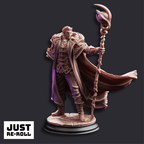 Frederik Vahlen Professor of Progress - 3D Printed Sorcerer Miniature