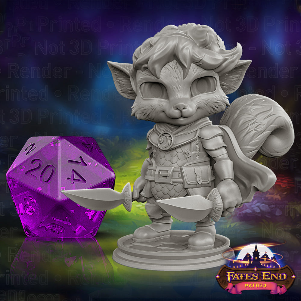 Sage the Rogue Skunk 28mm Scale Miniature