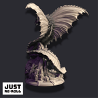 Fyrantius – Adult Mana Wyrm - 3D Monster Dragon Miniature