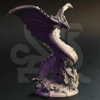Fyrantius – Adult Mana Wyrm - 3D Monster Dragon Miniature