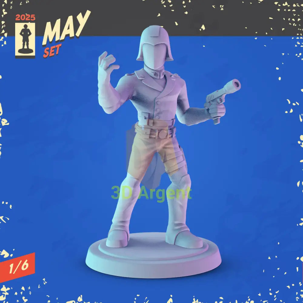 G.I. Joe Miniatures – Snake Eyes Storm Shadow Destro Cobra 32mm Resin Figures