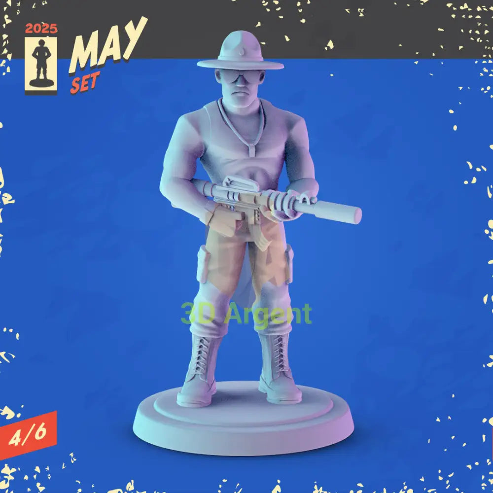 G.I. Joe Miniatures – Snake Eyes Storm Shadow Destro Cobra 32mm Resin Figures