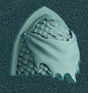 10x Space Warrior Pauldron G | Scylla Legion | DakkaDakka | Sci-Fi Grimdark Custom Bitz Wargaming Miniatures 28mm 32mm