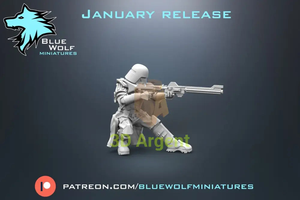 Galactic Marine Communication Gear Star Wars Legion 3D Resin BlueWolf Miniature