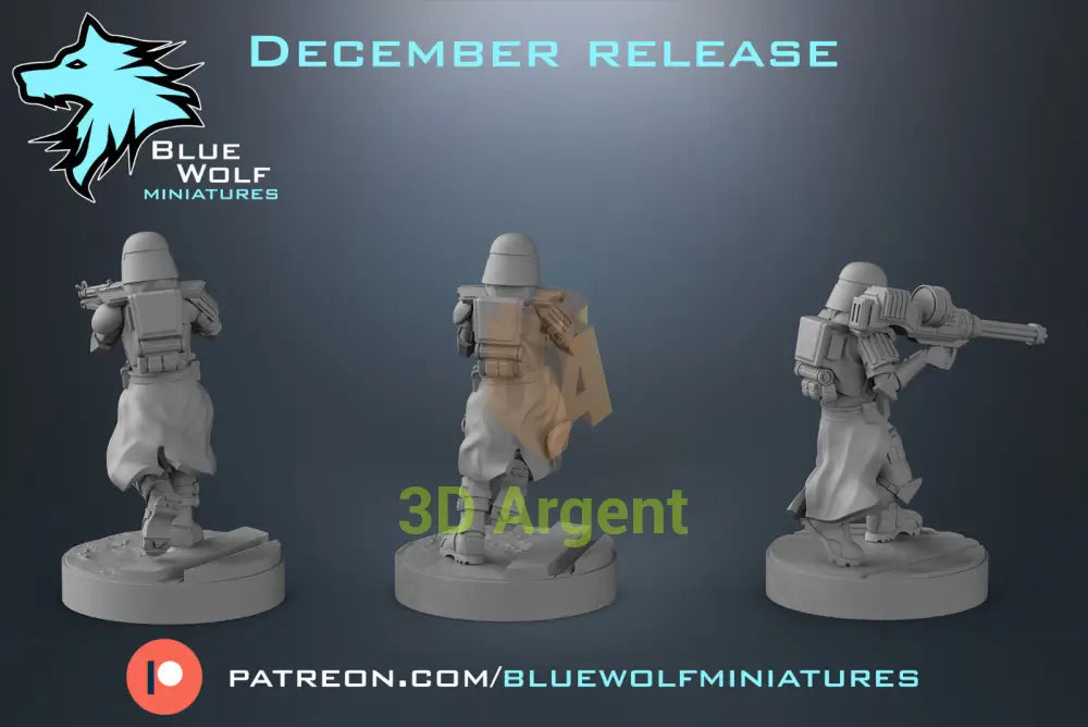 Galactic Marines v2 - Star Wars Legion 3D Printed Resin BlueWolf Miniatures