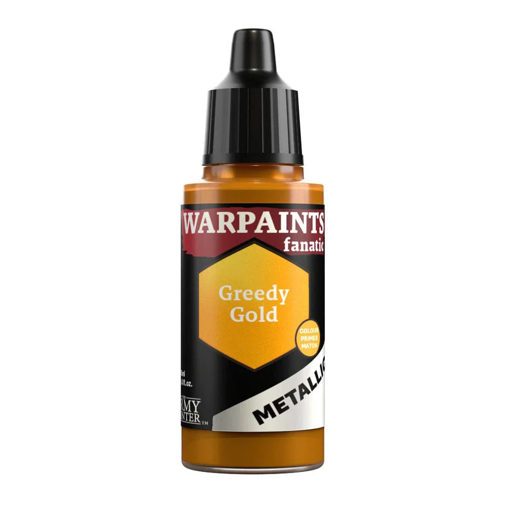 Army Painter Warpaints Fanatic Metallic: Greedy Gold 18ml