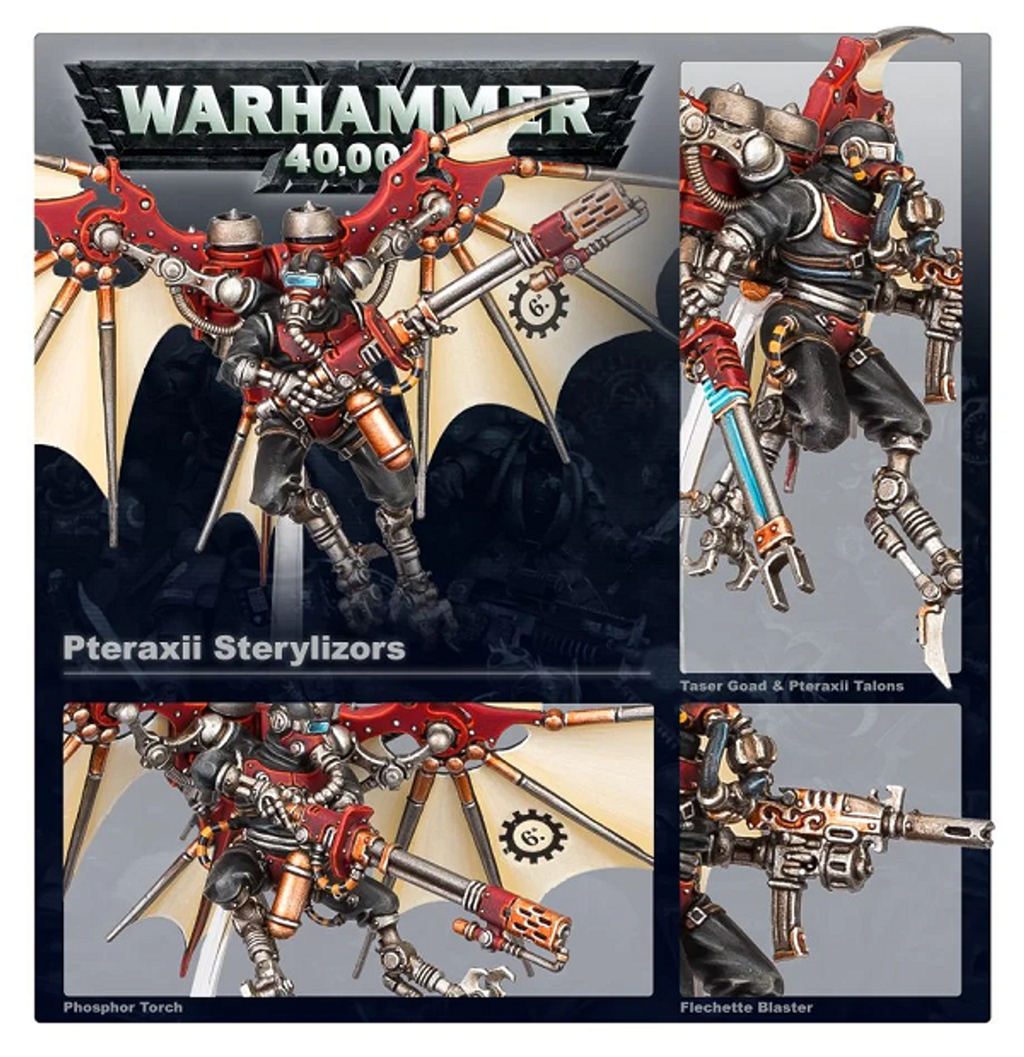 Adeptus Mechanicus: Pteraxii Skystalkers or Sterylizors