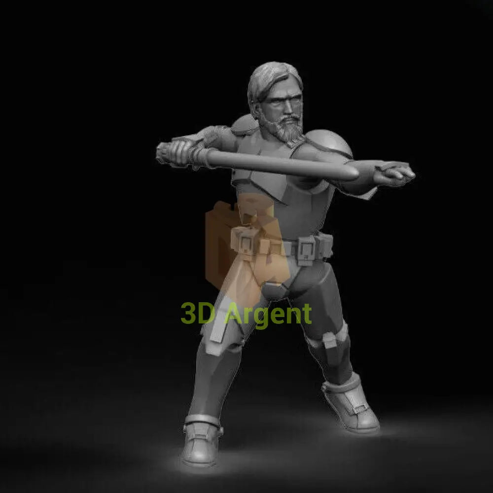 General Obi Wan Kenobi - Star Wars Legion 3D Printed Resin BlueWolf Miniatures