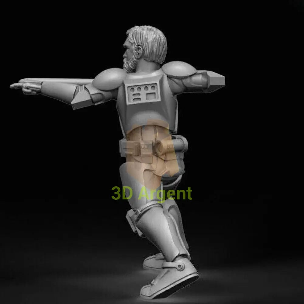 General Obi Wan Kenobi - Star Wars Legion 3D Printed Resin BlueWolf Miniatures