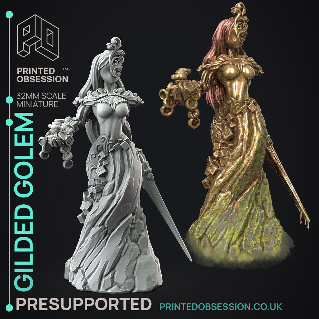 Flesh of Gold Miniatures | Fantasy Miniature | Printed Obsession