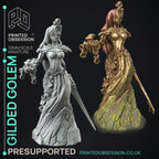 Flesh of Gold Miniatures | Fantasy Miniature | Printed Obsession