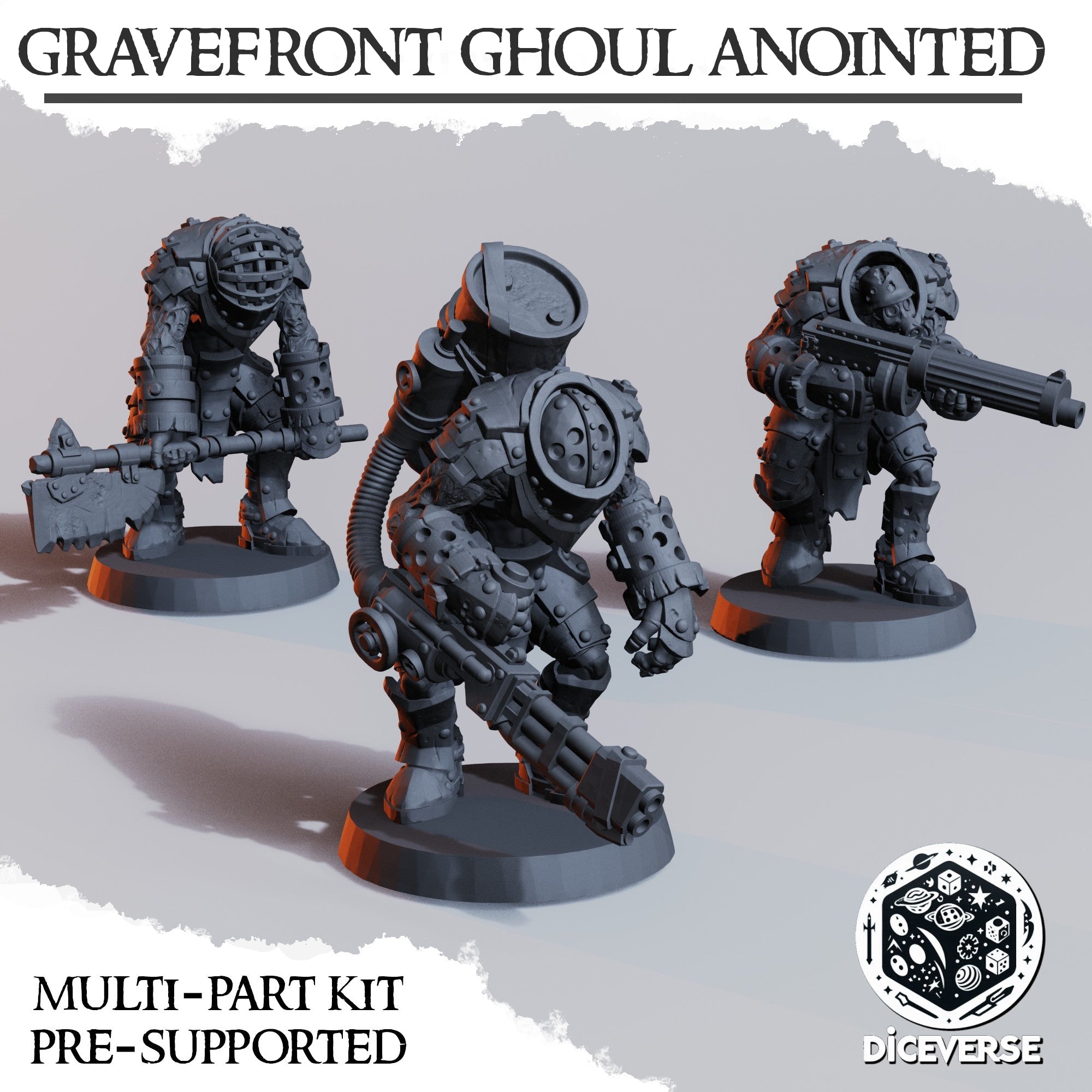 Naval Heretic Anointed Miniatures | Trench Grimdark | Diceverse