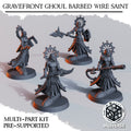Gravefront Ghoul Barbed Wire Saint Miniatures | Trench Grimdark | Diceverse