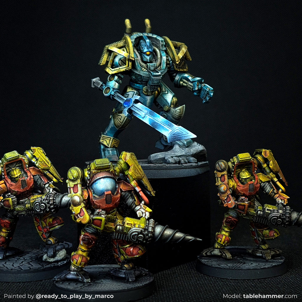 Exo Dwarves with drills (Federation of Tyr)