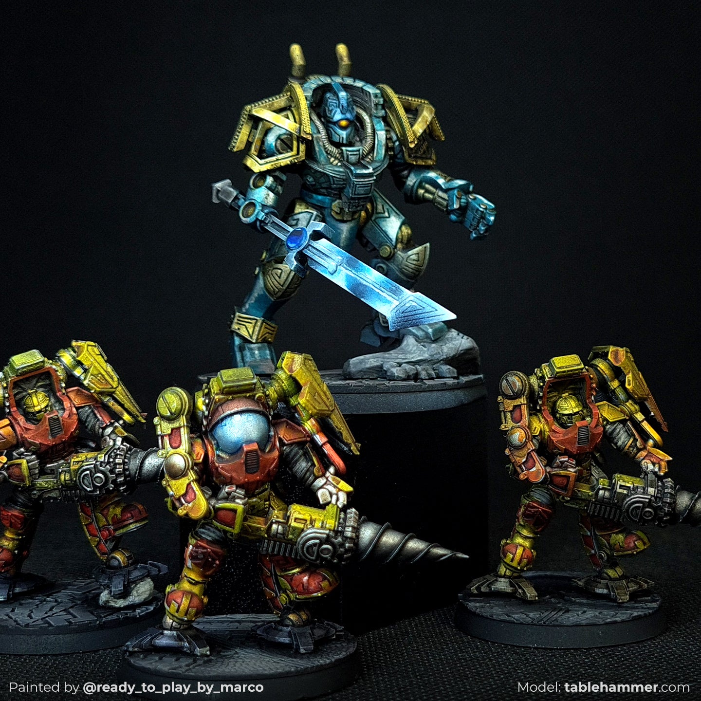 Exo Dwarves with drills (Federation of Tyr)