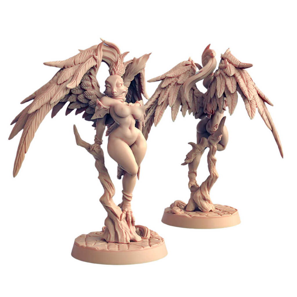 Gryphinia the Enchantress Pin-Up | Eye-Cult Gryphkin | Fantasy D&D Miniature | Artisan Guild