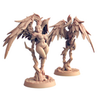 Gryphinia the Enchantress Pin-Up | Eye-Cult Gryphkin | Fantasy D&D Miniature | Artisan Guild