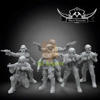 Guavian Death Gang 6x  - Star Wars Legion compatible 3D Printed Resin Miniatures