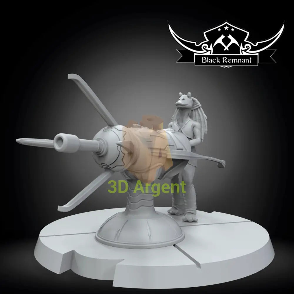 Gungan Assault Cannon - Star Wars Legion compatible 3D Printed Resin Miniatures
