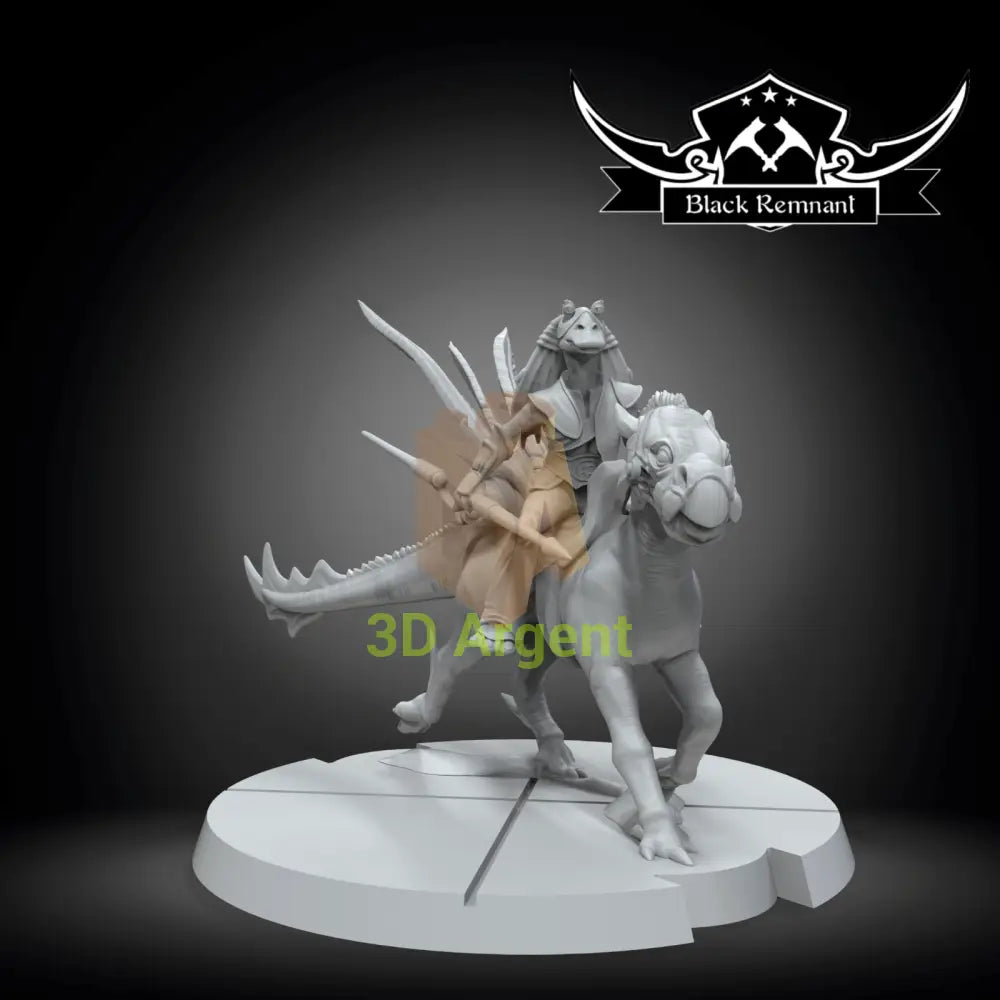 Gungan Elite Rider 2 - Star Wars Legion compatible 3D Printed Resin Miniatures