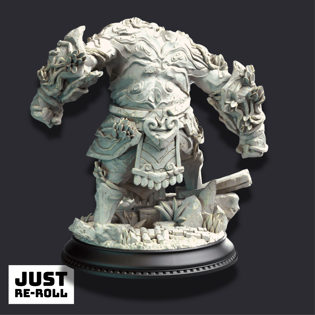 Gyokusho – Jade Golem - 3D Monster Miniature