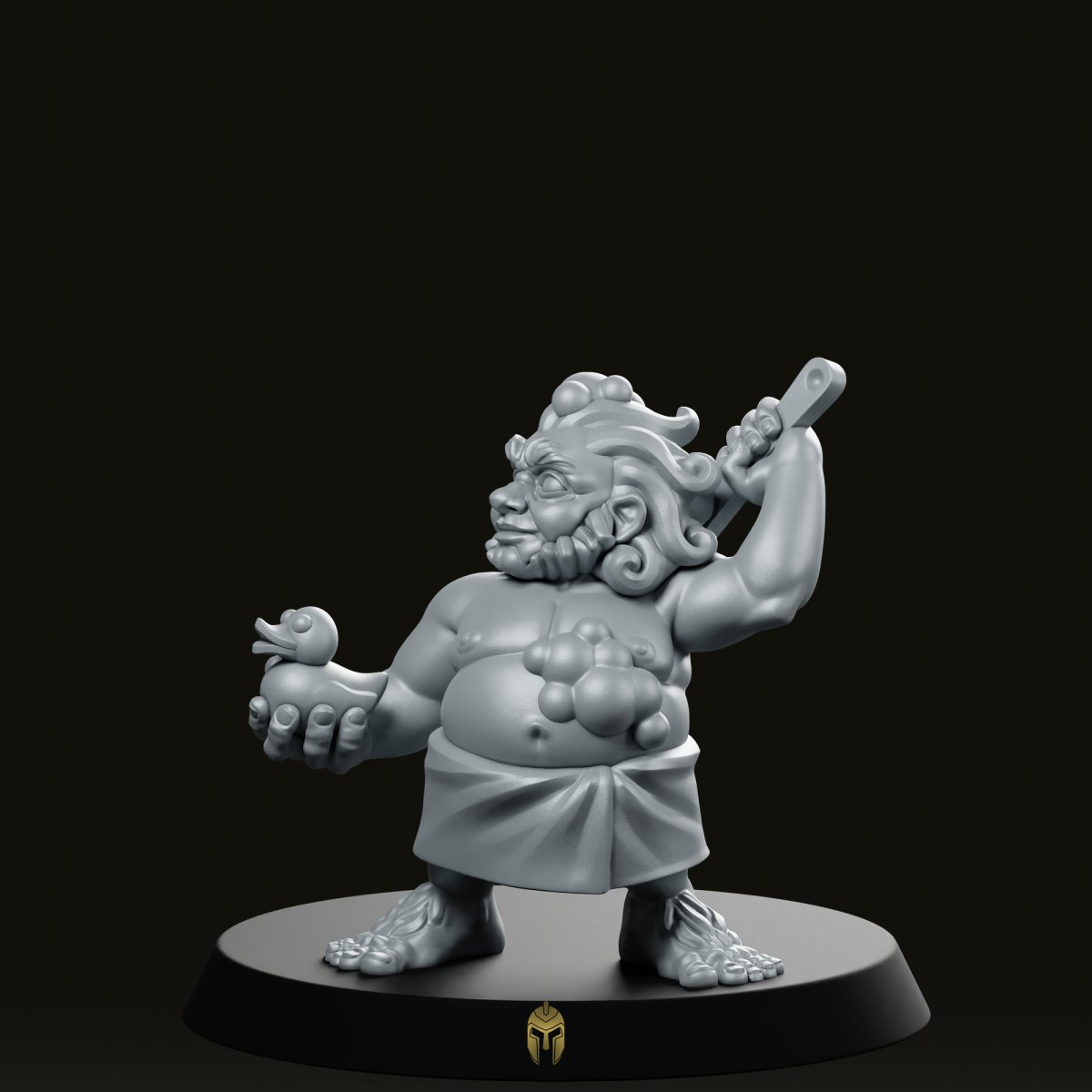 Halfling Bathing Hobbit Miniature