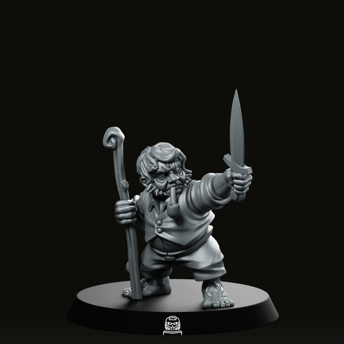 Halfling Patriarch Hobbit Miniature