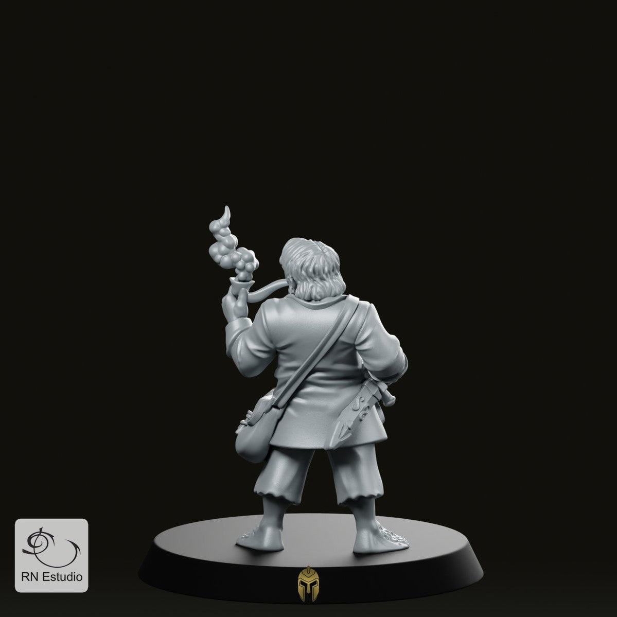 Halfling Rosco Goodsong Miniature