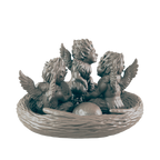 Harpy Nest with Babies