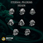 Big Heads & Helmets Pack | Eternal Pilgrims | Conversion Bits For 28mm 32mm Sci-fi Marines