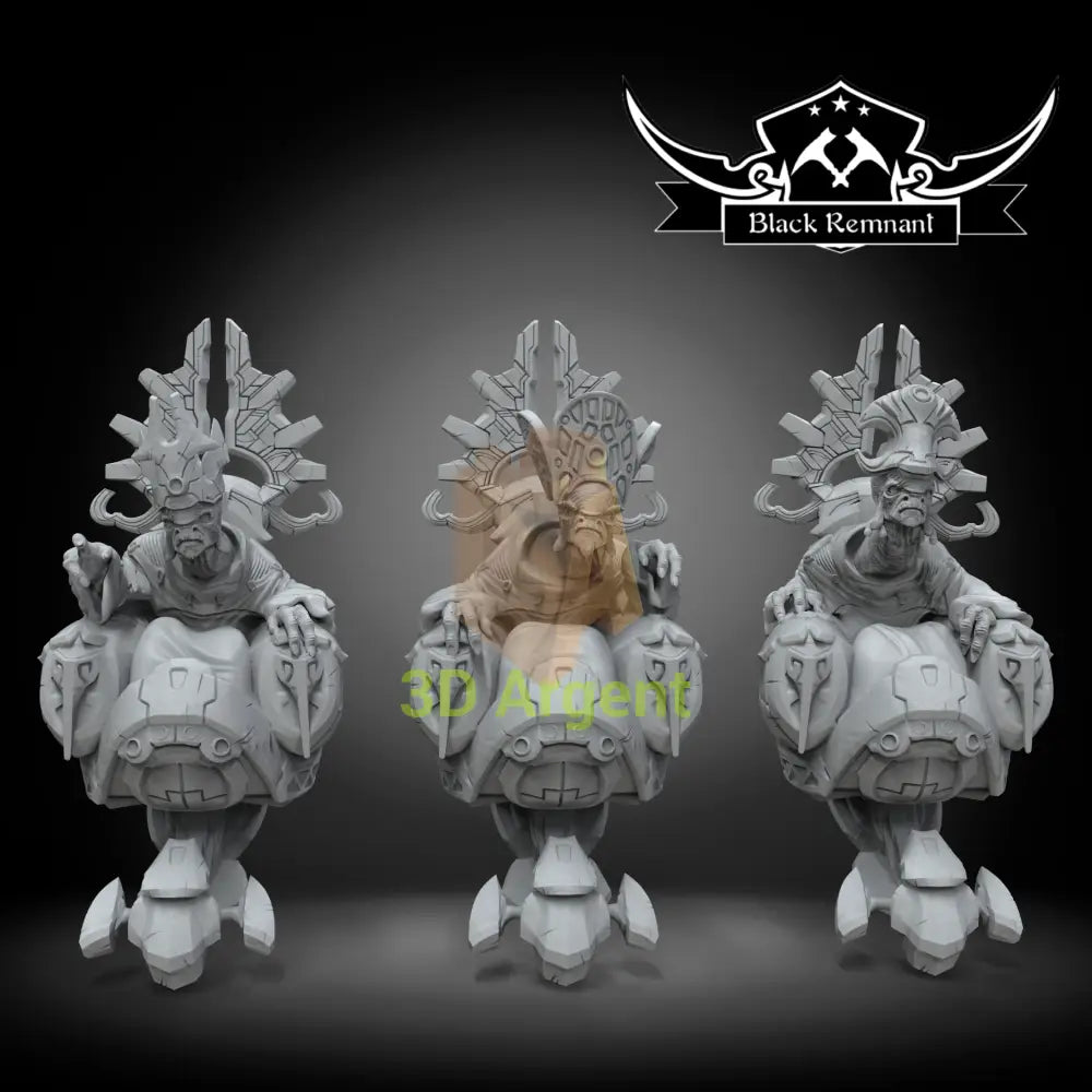 Hierarchs (Mercy, Truth and Regret) | HALO Miniature | 3D Printed 12K Resin | Black Remnant | 35mm Legion Scale